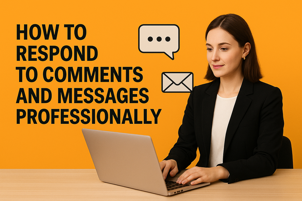How to Respond to Comments and Messages Professionally