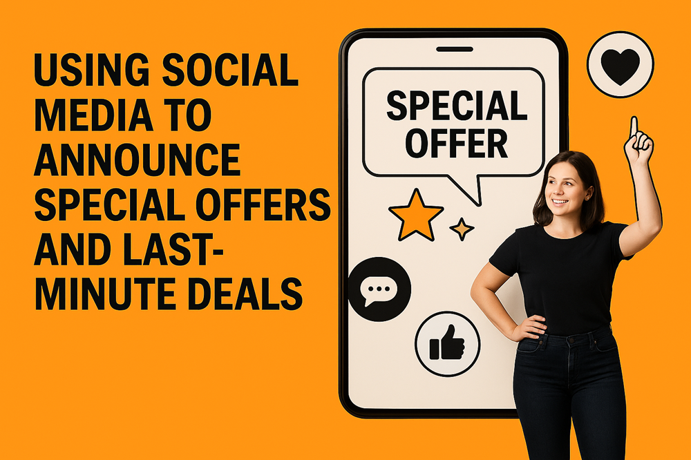 Using Social Media to Announce Special Offers and Last-Minute Deals